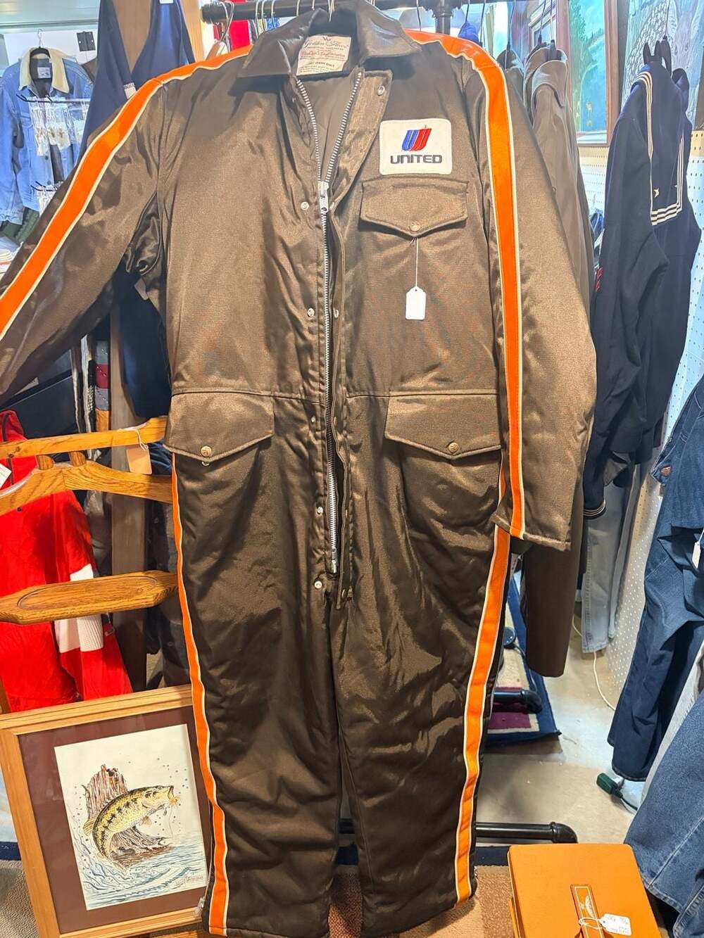 Vintage Golden Fleece United Airlines Industrial Coveralls